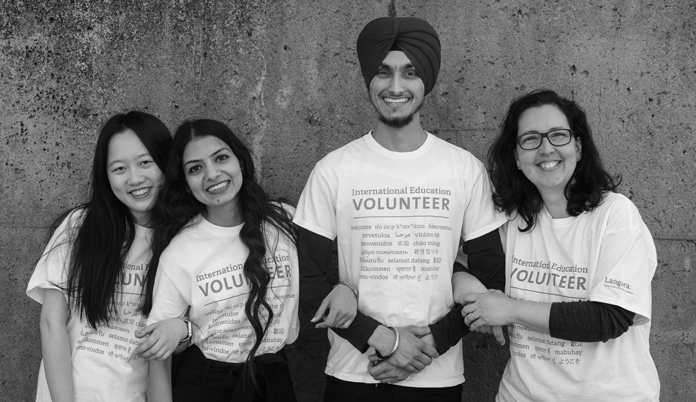 IEVP Volunteers and International Student Orientation