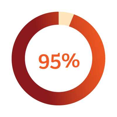 95% chart