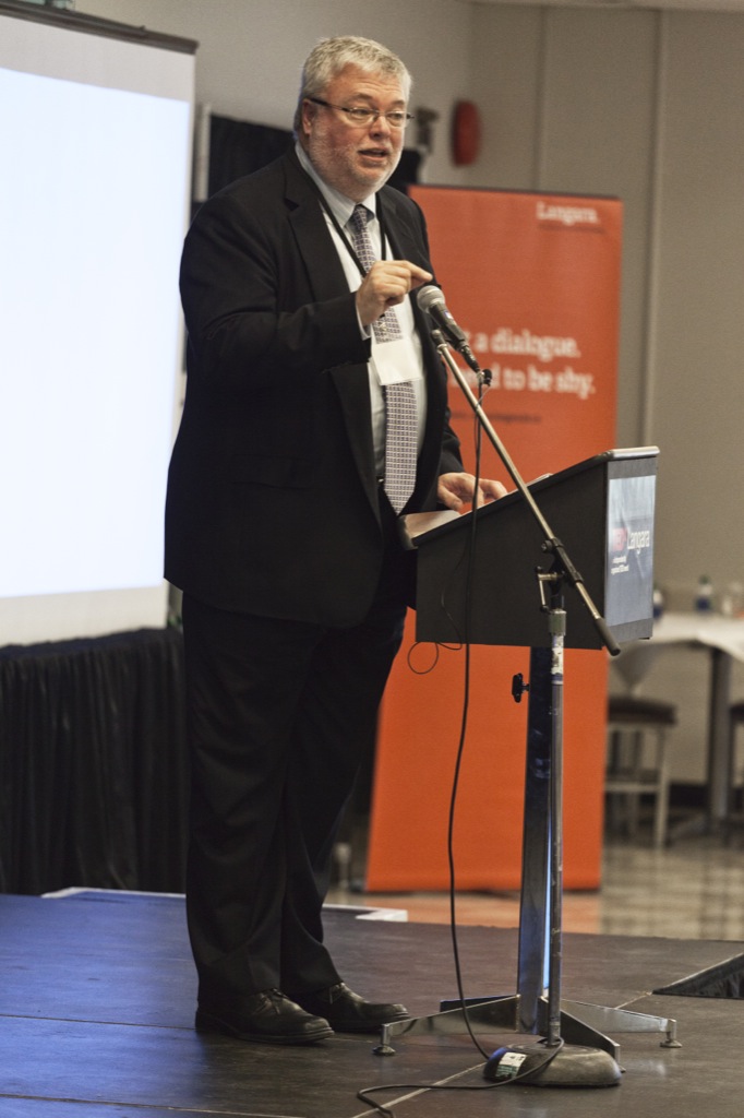 Dr. David Ross gives his opening remarks