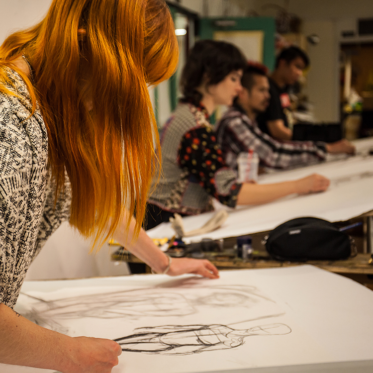 drawing fine arts langara