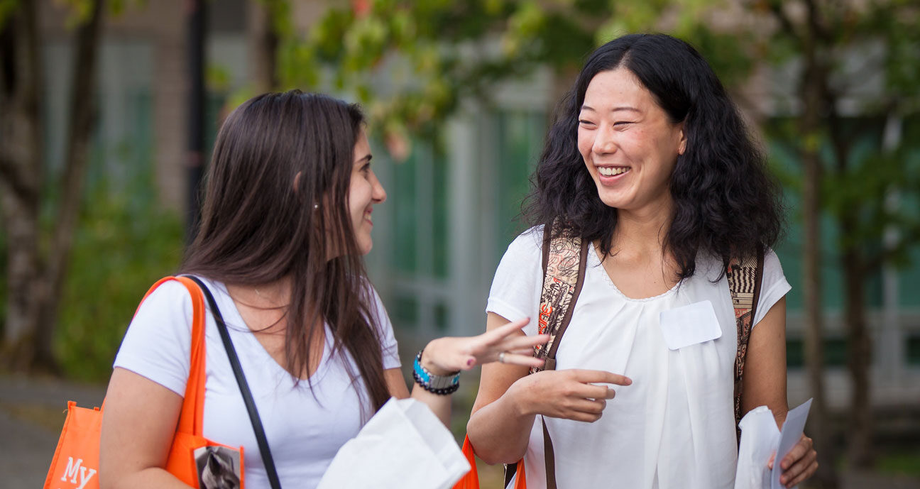 New Students Chatting